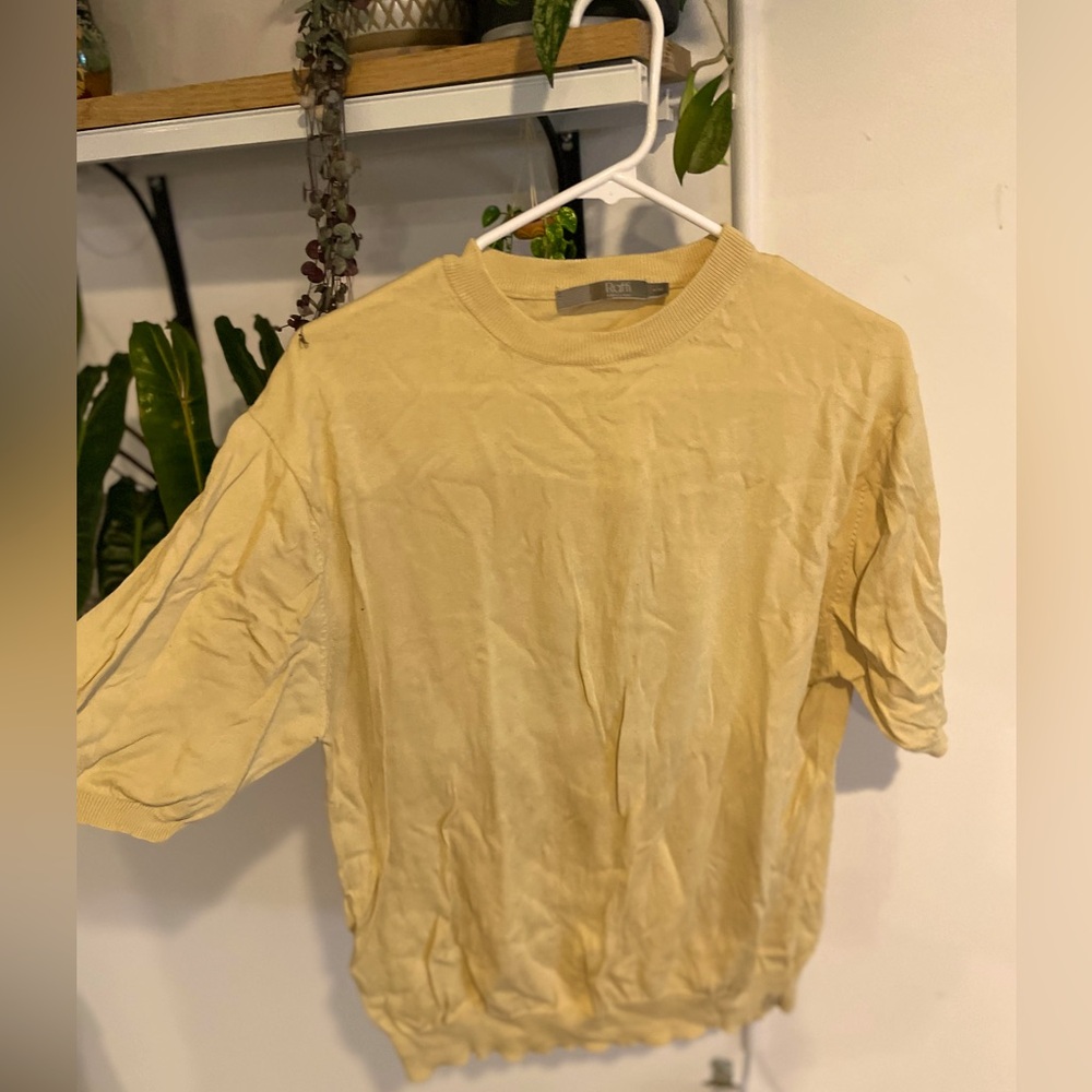 Raffi short sleeve spring sweater